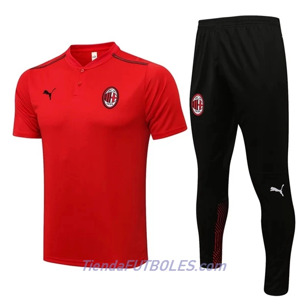 AC Milan Polo De Entrenamiento Hombre 2022/23 Roja