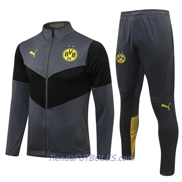 BVB Borussia Dortmund Conjunto De Chaqueta De Entrenamiento Hombre 2022/23 Gris