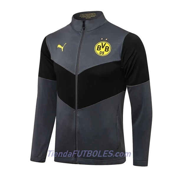 BVB Borussia Dortmund Conjunto De Chaqueta De Entrenamiento Hombre 2022/23 Gris