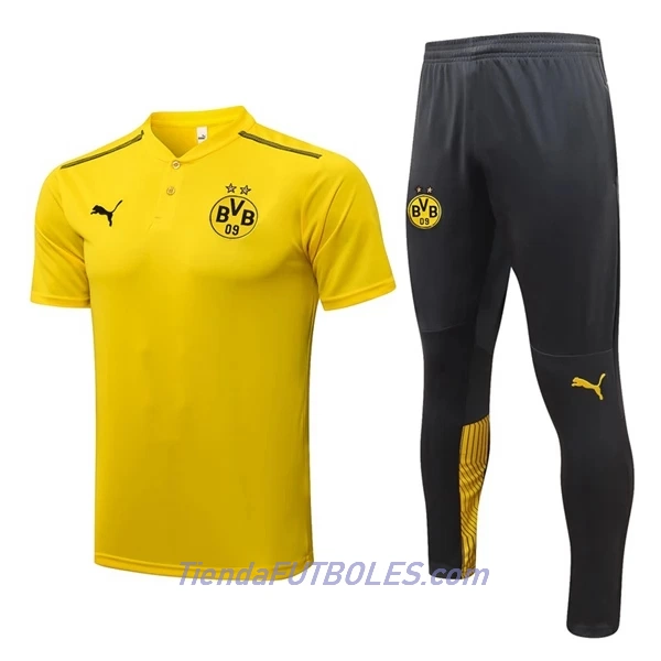 BVB Borussia Dortmund Polo De Entrenamiento Hombre 2022/23 Amarilla