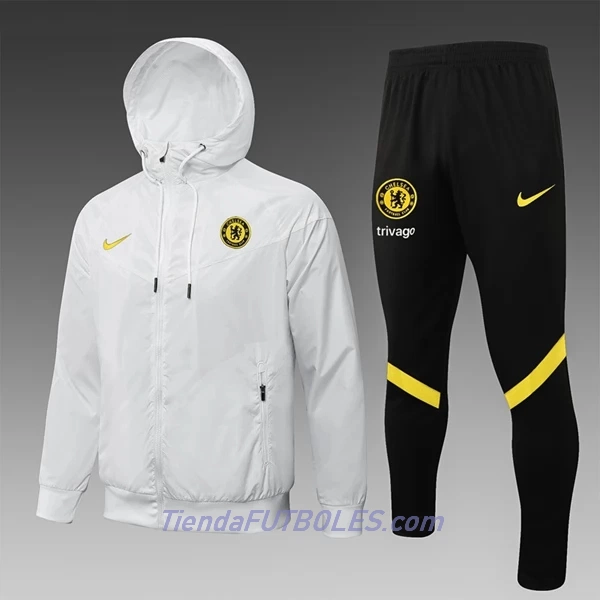 Chelsea Chaqueta De Entrenamiento Traje Windrunner Hombre 2022/23 Blanca