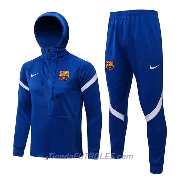 FC Barcelona Chaqueta De Entrenamiento Con Capucha Hombre 2022/23 Azul