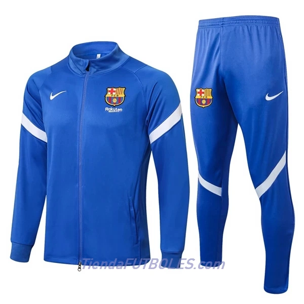 FC Barcelona Conjunto De Chaqueta De Entrenamiento Hombre 2022/23 Azul Blanca