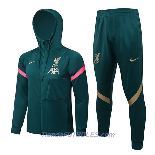 Liverpool Chaqueta De Entrenamiento Con Capucha Hombre 2022/23 Verde