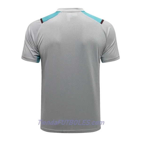 Manchester City Camiseta De Entrenamiento Hombre 2022/23 Gris Claro