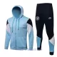 Manchester City Chaqueta De Entrenamiento Con Capucha Hombre 2022/23 Azul Claro