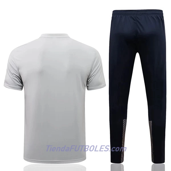 Manchester City Polo De Entrenamiento Hombre 2022/23 Gris Claro