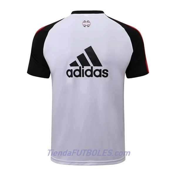 Manchester United Camiseta De Entrenamiento Hombre 2022/23 Blanco Negro