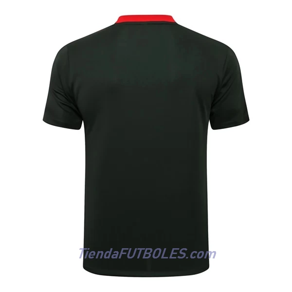 Manchester United Camiseta De Entrenamiento Hombre 2022/23 Verde Oscuro
