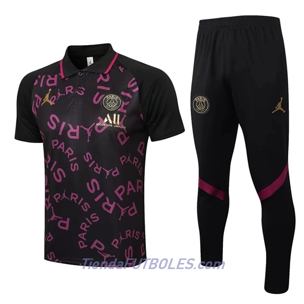 Paris Saint-Germain Polo De Entrenamiento Hombre 2022/23 Púrpura Negra