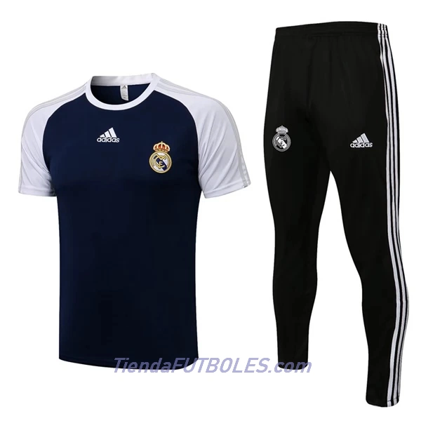 Real Madrid Camiseta De Entrenamiento Hombre 2022/23 Azul Blanca