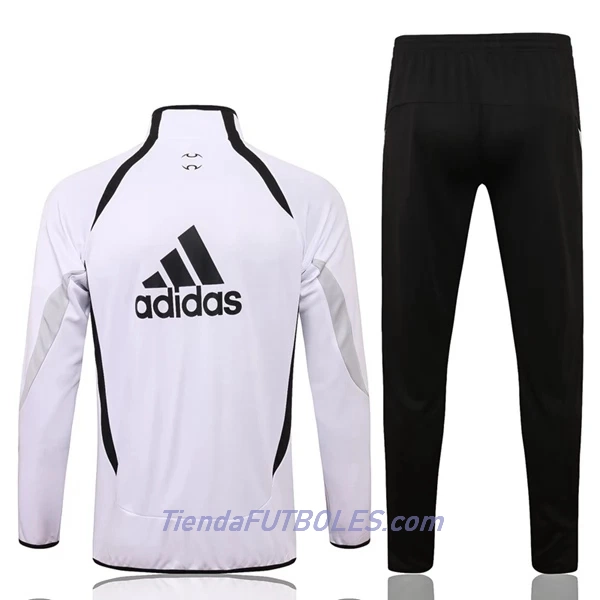 Real Madrid Conjunto De Chaqueta De Entrenamiento Hombre 2022/23 Blanco Negro