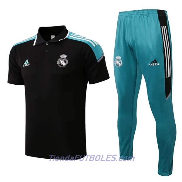 Real Madrid Polo De Entrenamiento Hombre 2022/23 Azul Negro