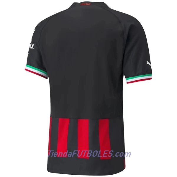 Camiseta AC Milan Hombre Primera 2022/23
