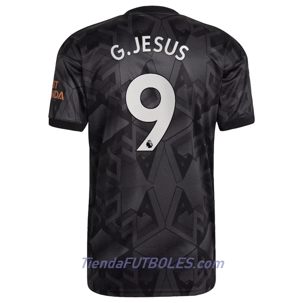 Camiseta Arsenal G.Jesus 9 Hombre Segunda 2022/23