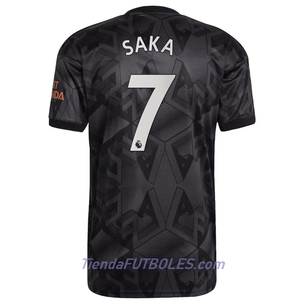 Camiseta Arsenal Saka 7 Hombre Segunda 2022/23