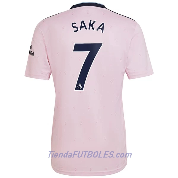 Camiseta Arsenal Saka 7 Hombre Tercera 2022/23