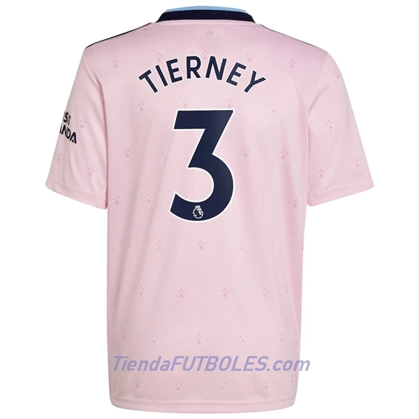 Camiseta Arsenal Tierney 3 Hombre Tercera 2022/23