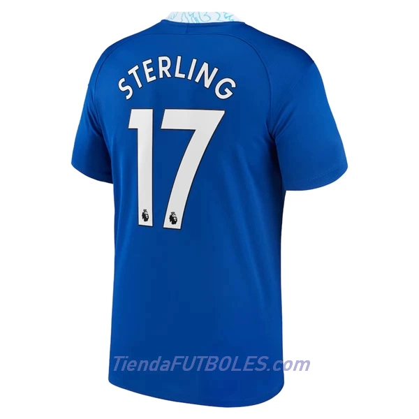 Camiseta Chelsea Sterling 17 Hombre Primera 2022/23
