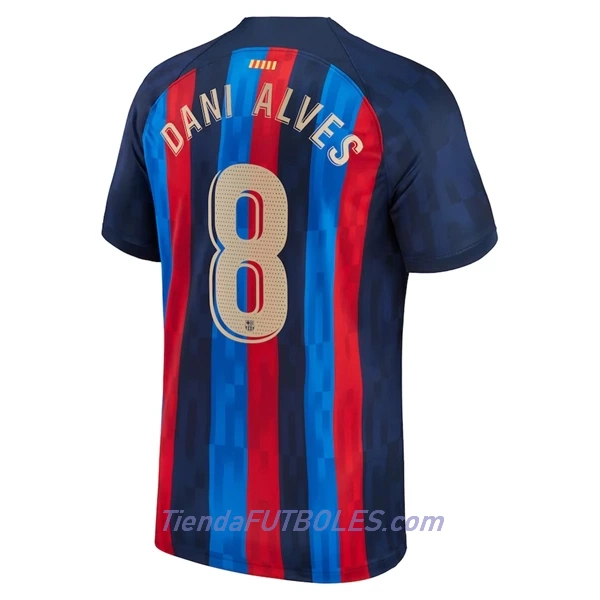 Camiseta FC Barcelona Dani Alves 8 Hombre Primera 2022/23