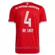 Camiseta FC Bayern de Múnich De Ligt 4 Hombre Primera 2022/23