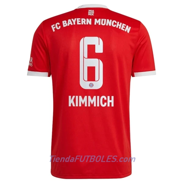 Camiseta FC Bayern de Múnich Kimmich 6 Hombre Primera 2022/23