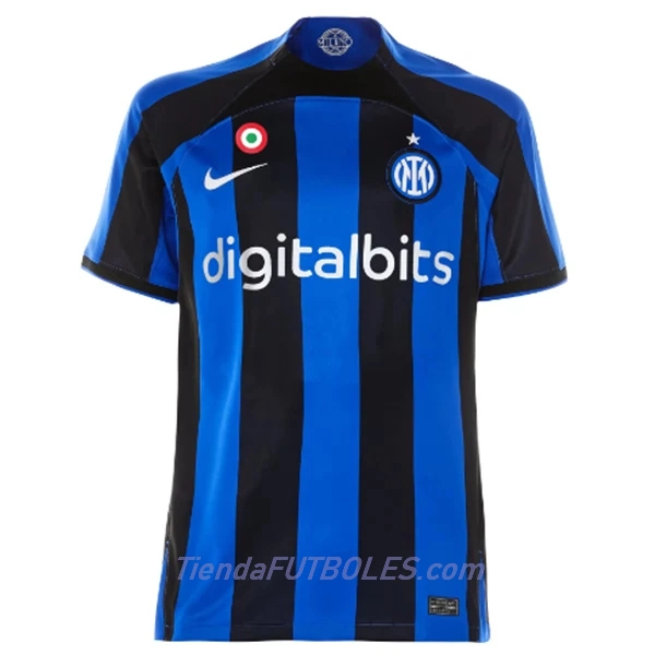 Camiseta Inter Milan Lautaro 10 Hombre Primera 2022/23
