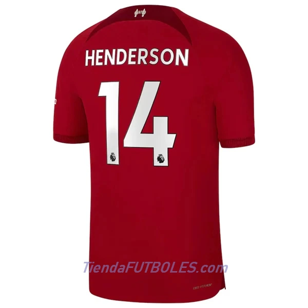 Camiseta Liverpool Henderson 14 Hombre Primera 2022/23