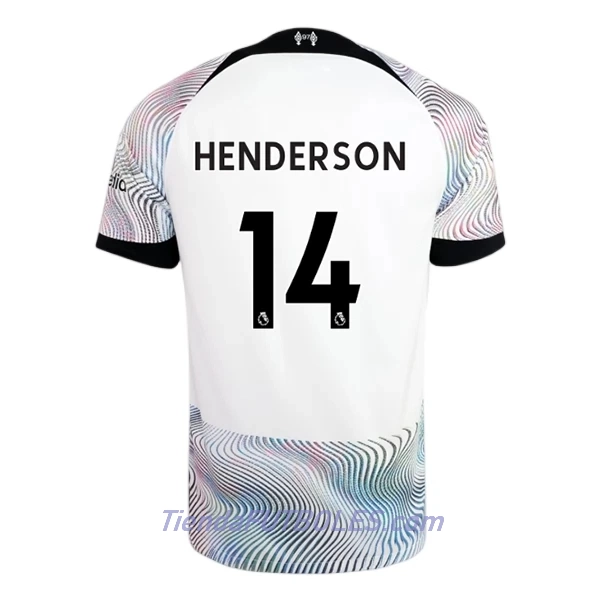 Camiseta Liverpool Henderson 14 Hombre Segunda 2022/23