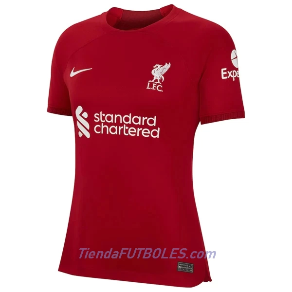 Camiseta Liverpool Mujer Primera 2022/23