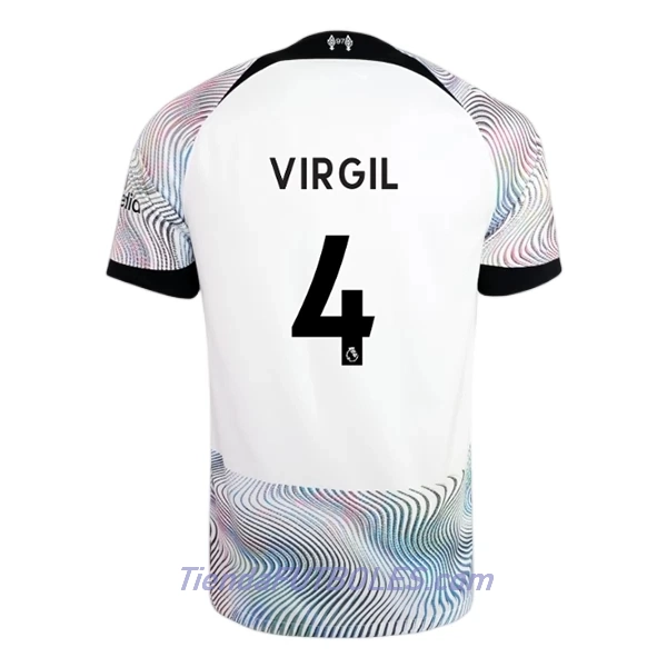 Camiseta Liverpool Virgil 4 Hombre Segunda 2022/23