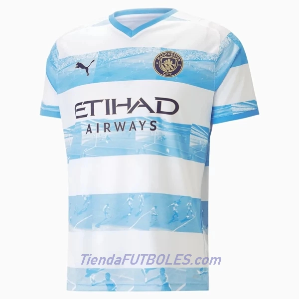 Camiseta Manchester City 93_20 Aniversario Hombre Primera 2022/23