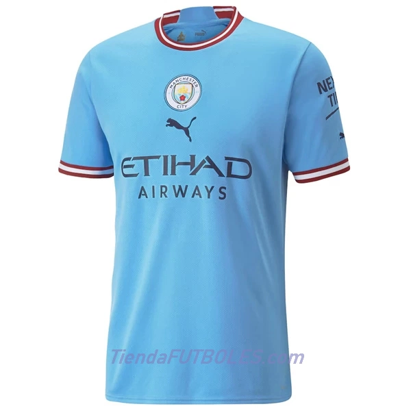 Camiseta Manchester City Champions 22 Hombre Primera 2022/23