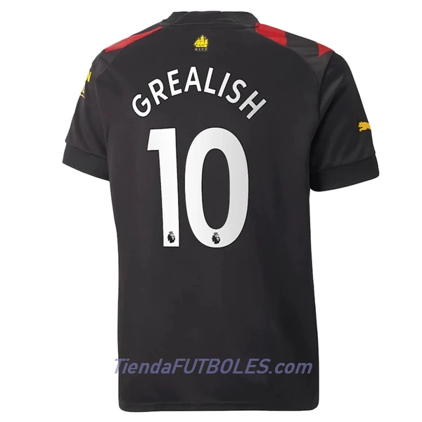 Camiseta Manchester City Grealish 10 Hombre Segunda 2022/23