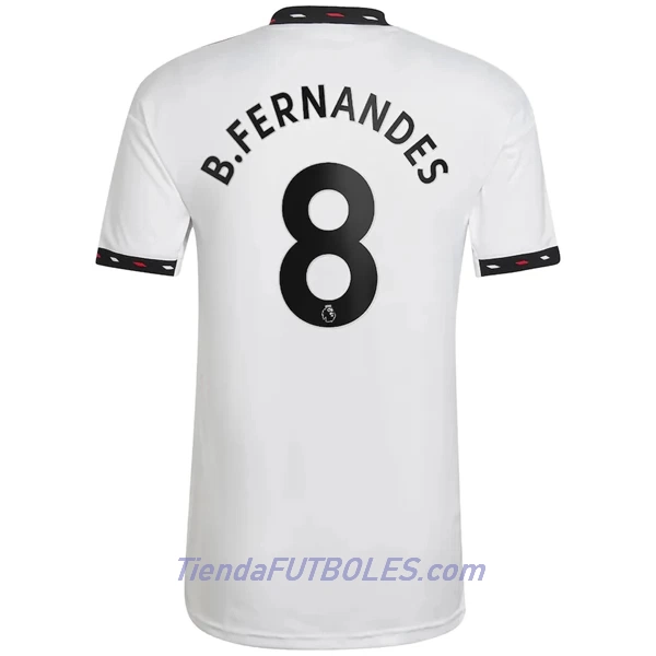 Camiseta Manchester United Bruno Fernandes 8 Hombre Segunda 2022/23