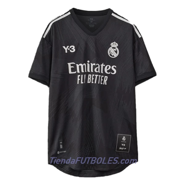 Camiseta Real Madrid Y-3 120. Aniversario Hombre Primera 2022/23 Negra