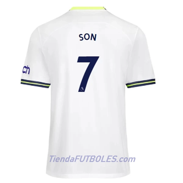 Camiseta Tottenham Hotspur Son 7 Hombre Primera 2022/23