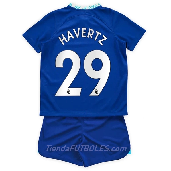 Conjunto Chelsea Havertz 29 Niño Primera 2022/23