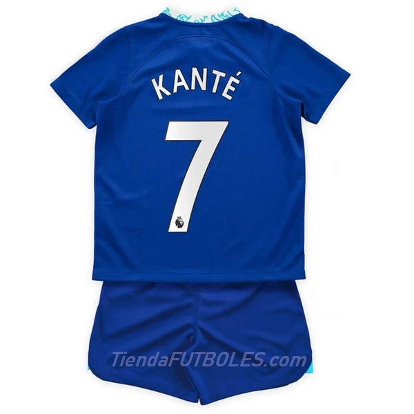 Conjunto Chelsea Kante 7 Niño Primera 2022/23