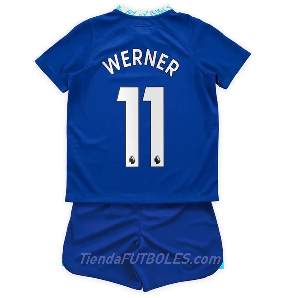 Conjunto Chelsea Werner 11 Niño Primera 2022/23