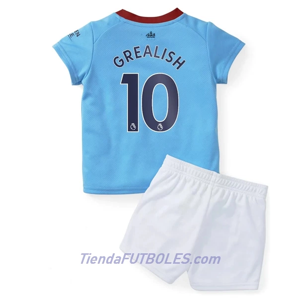 Conjunto Manchester City Grealish 10 Niño Primera 2022/23