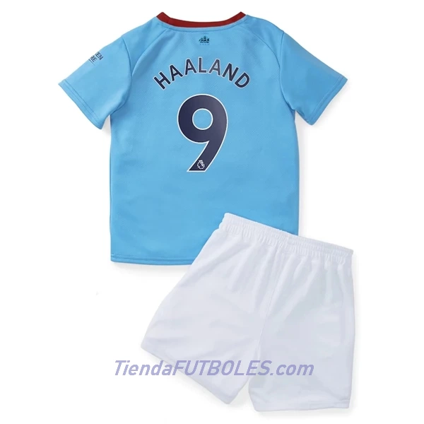 Conjunto Manchester City Haaland 9 Niño Primera 2022/23