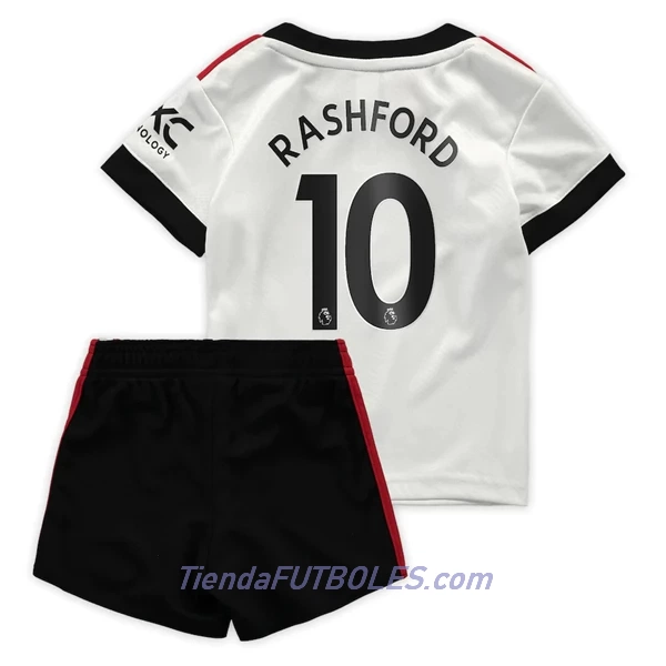 Conjunto Manchester United Rashford 10 Niño Segunda 2022/23