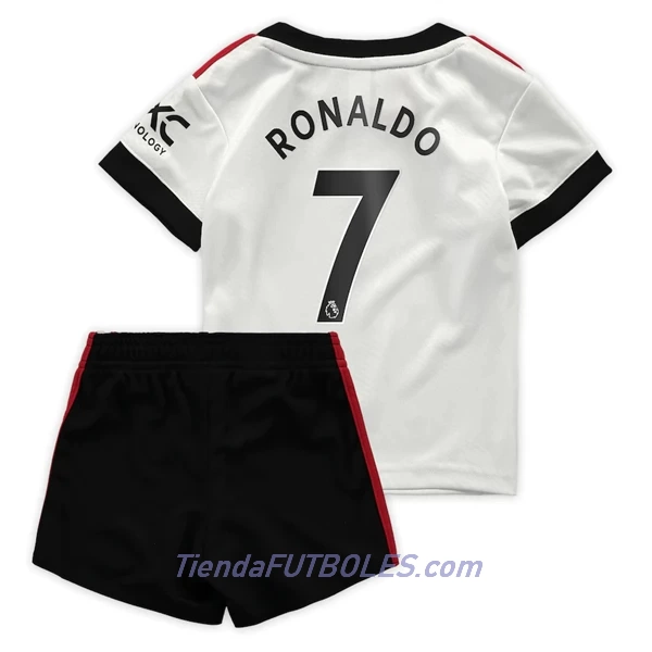 Conjunto Manchester United Ronaldo 7 Niño Segunda 2022/23