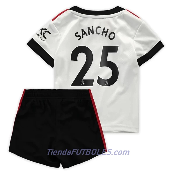 Conjunto Manchester United Sancho 25 Niño Segunda 2022/23