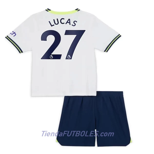 Conjunto Tottenham Hotspur Lucas 27 Niño Primera 2022/23