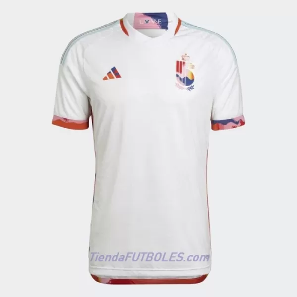 Camiseta Bélgica Hombre Segunda Mundial 2022