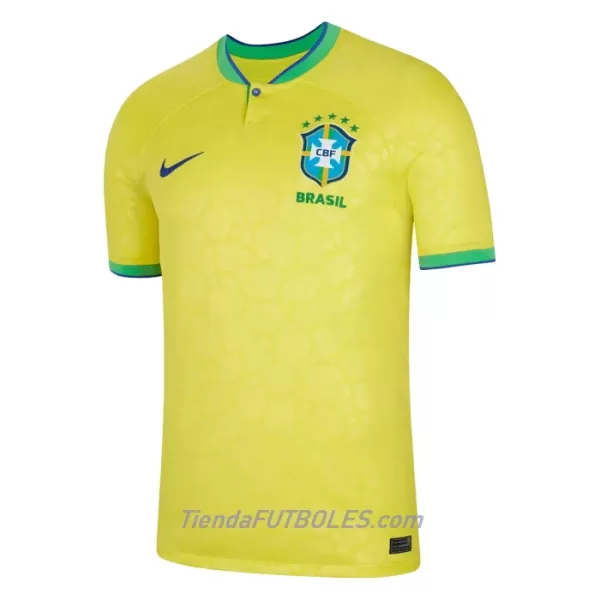 Camiseta Brasil Hombre Primera Mundial 2022