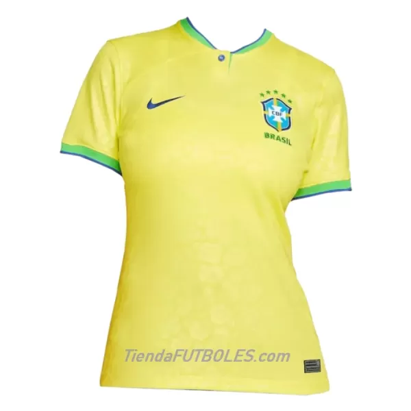 Camiseta Brasil Mujer Primera Mundial 2022