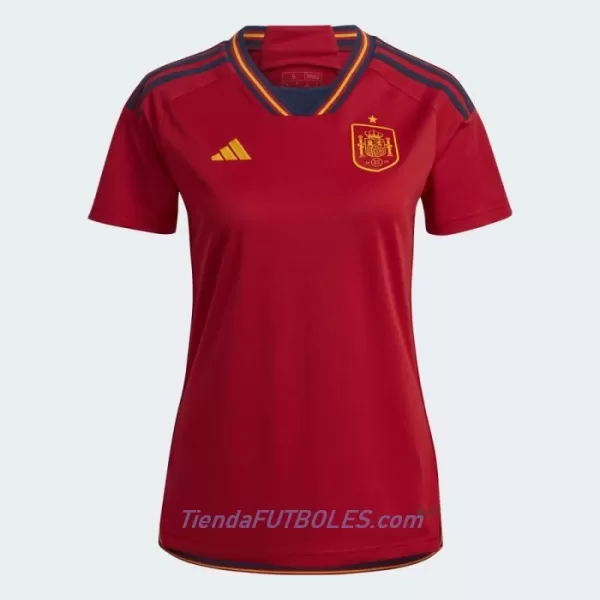 Camiseta España Mujer Primera Mundial 2022